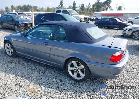 2004 BMW 325Ci из США, поврежденный, VIN WBABW33454PL32274